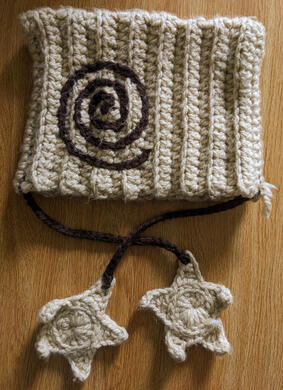 ribbed cat ear hat with tassels